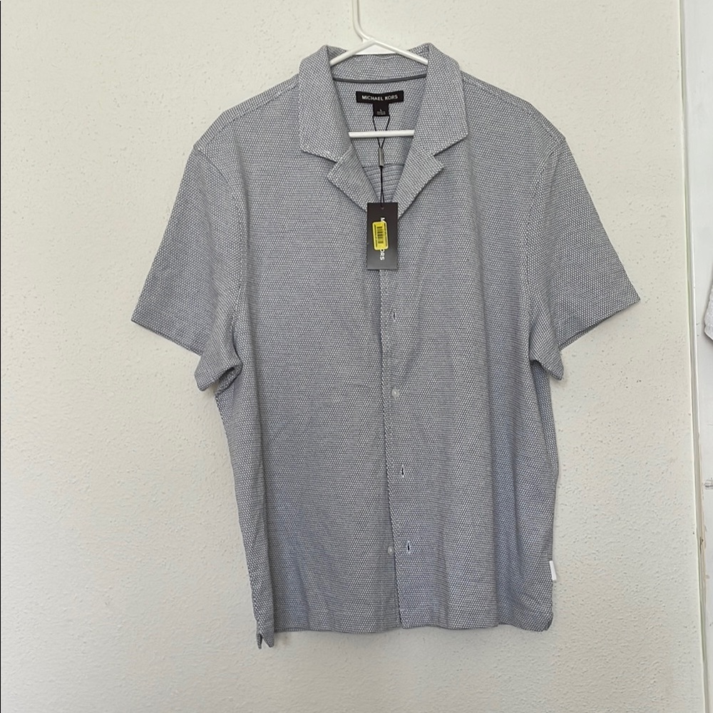 MICHAEL Michael Kors Gray Dress Shirt Soft Fabric